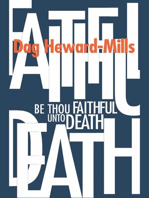 cover image of Be Thou Faithful unto Death